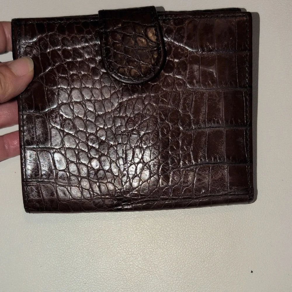 Brighton Black And Brown Leather Wallet